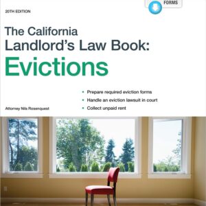 The California Landlord’s Law Book: Evictions: Evictions Paperback – April 30, 2024