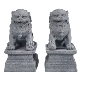 Biowaves Prosperity Stone Lions™ – Ancient Feng Shui Wealth Guardians for Modern Success